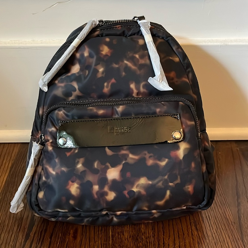 Brand new MZ Wallace Madison backpack in tortoise with tags